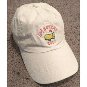 2017 Masters Golf Tournament Augusta National Women's Adjustable Caddy Golf Hat